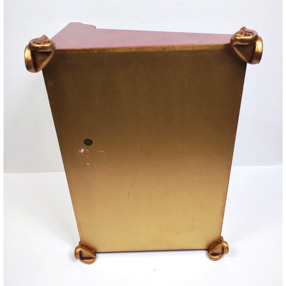 Vintage Mid Century Modern Footed Wooden Mail Letter Desk Organizer Ornate NICE! - Picture 6 of 14